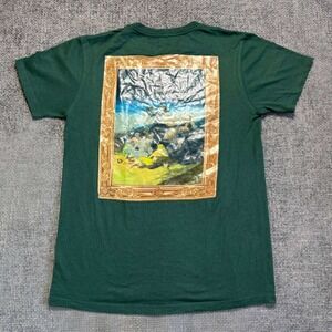 Return To Sender Witches Sabbath Goya Art T-Shirt Mens Medium Green Graphic Tee